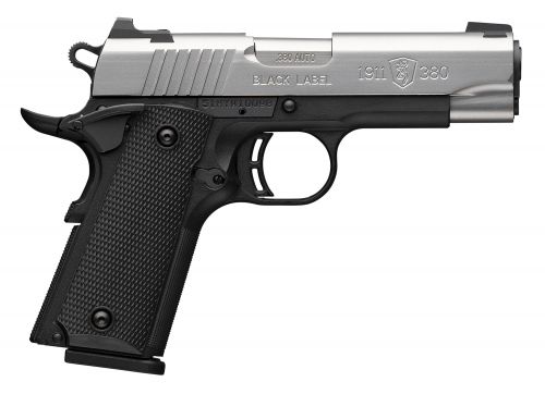 Browning 1911-380 Stainless Compact .380 ACP Semi Auto Pistol