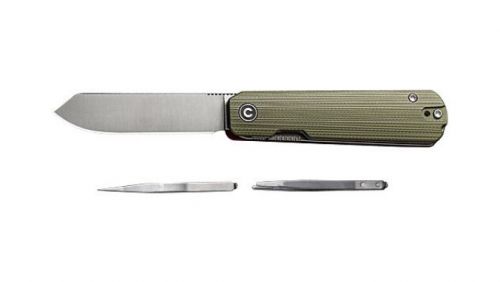 CIVIVI Knife Sendy 2.83 Milled Green/Red G-10 Clam Pack