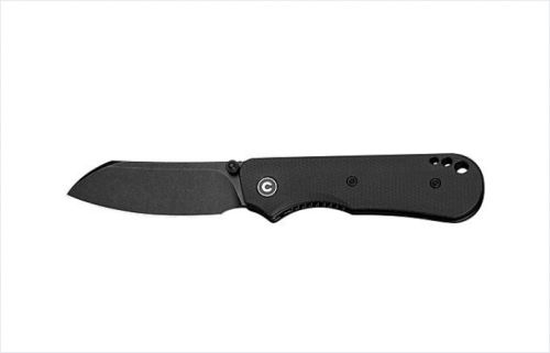CIVIVI Knife Crabby 2.7" Black Canvas Micarta Black Stonewash