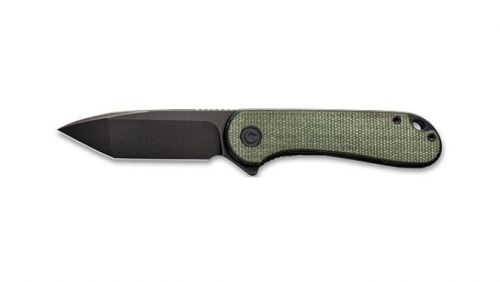CIVIVI Knife Eelementum 2.96" Green Micarta/Black D2 Clam Pack