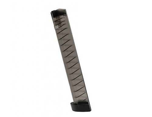 AMEND2 MAGAZINE FOR GLOCK MOD C 9MM 34RD POLY TRANSLUCNT