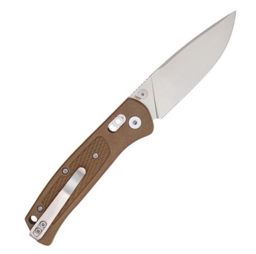 Cobratec EDC Scout Bar Lock Grivory Textured Handle VG-10 Drop Point Mocha
