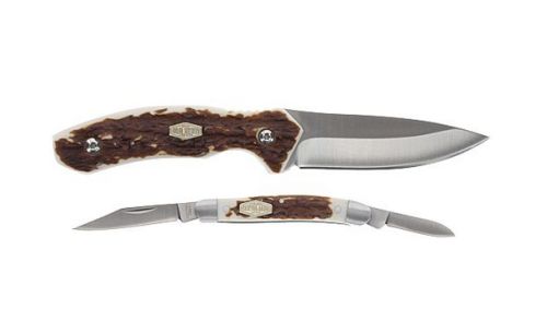 UNCLE HENRY KNIFE FIXED/FOLDER COMBO GIFT TIN