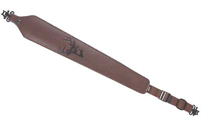 ALLEN COBRA LEATHER SLNG W/SWVEL BRN