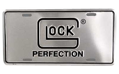 GLOCK PERF LICENSE PLATE ALUM/BLACK