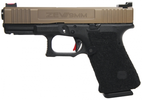 ZEV TECH T2-G19-FDE Custom Tier 2 For Glock G19 15+1 9mm 4.49