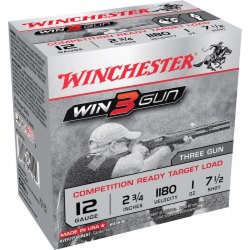 Winchester3GUN 12GA 2.75 #7.5 25/250