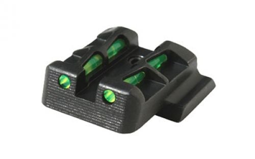 Hi-Viz LiteWave S&W M&P Shield Centerfire Rear Red/Green/Black Fiber Optic Handgun Sight