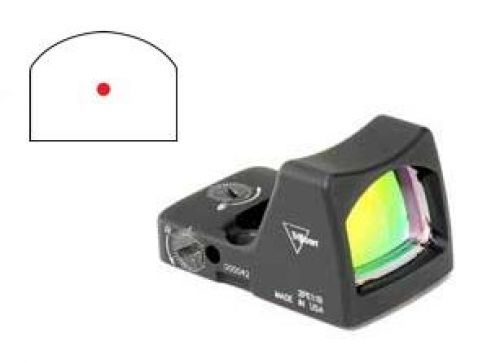 Trijicon RMR Type 2 1x 6.5 MOA Matte Black Red Dot Sight