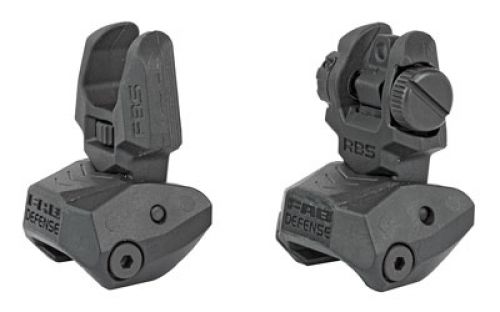 FAB DEF POLY FLIP-UP SIGHT SET Black