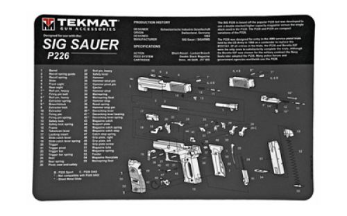 TEKMAT PISTOL MAT SIG P226 Black