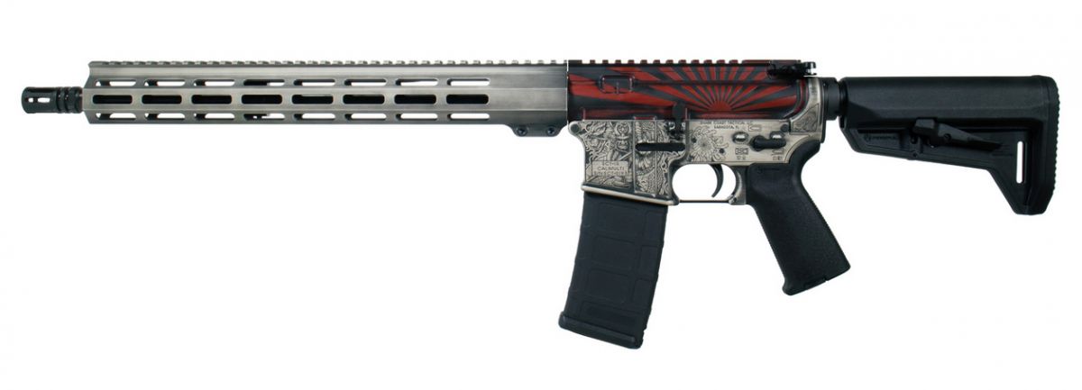 Shark Coast Tactical Bushido Red and Black Rising Sun 223