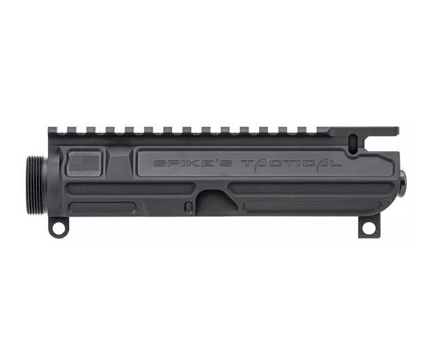 Spikes Tactical AR-15 Billet Upper Receiver, Gen 2, Mil-Spec Barrel Nut