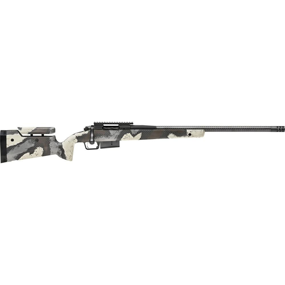 Springfield Armory Model 2020 Waypoint 300 Winchester Magnum, 24 Carbon Fiber Barrel, Ridgeline Adjustable Camo, 3 Rounds