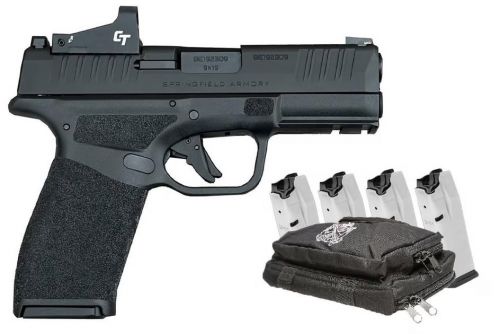 Springfield Armory Hellcat Pro Comp OSP 9mm Pistol Gear Up Pkg, 5 Magazines, CT1500 Red Dot, Range Bag