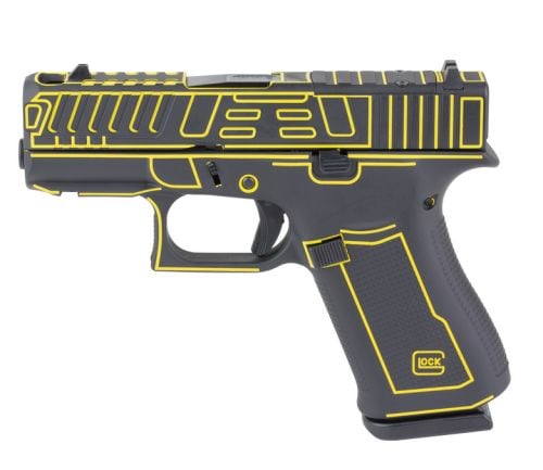 GLOCK 43X 9MM 10RD OUTLANDER YELLOW