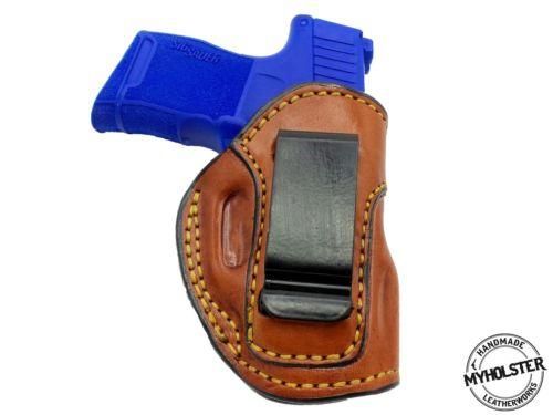 Brown Springfield Hellcat IWB Inside the Waistband Right Hand Leather Holster