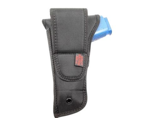 Quick?Draw OWB Belt Holster Right?Hand, Black Nylon, Hook & Loop Lid, Compatible w/ Raven Arms P25 MP25