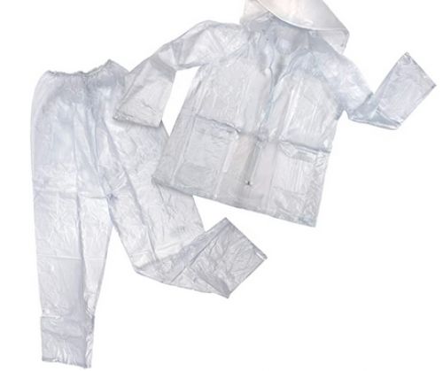 RAINSUIT, VINYL CLEAR XXXL