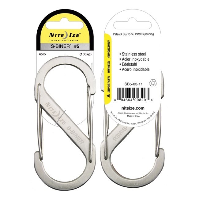 Dual Carabiner Stainless Steel