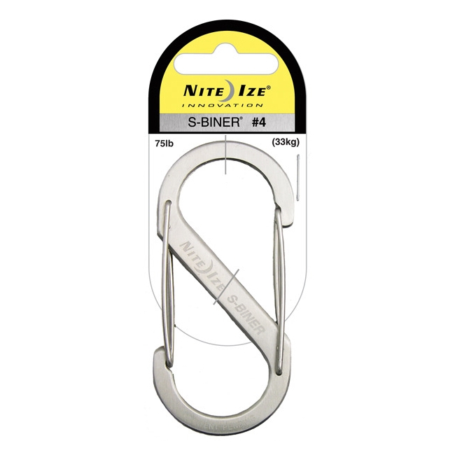 Dual Carabiner Stainless Steel