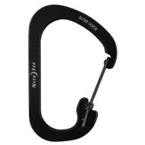 Carabiner SlideLock Steel #2 Black