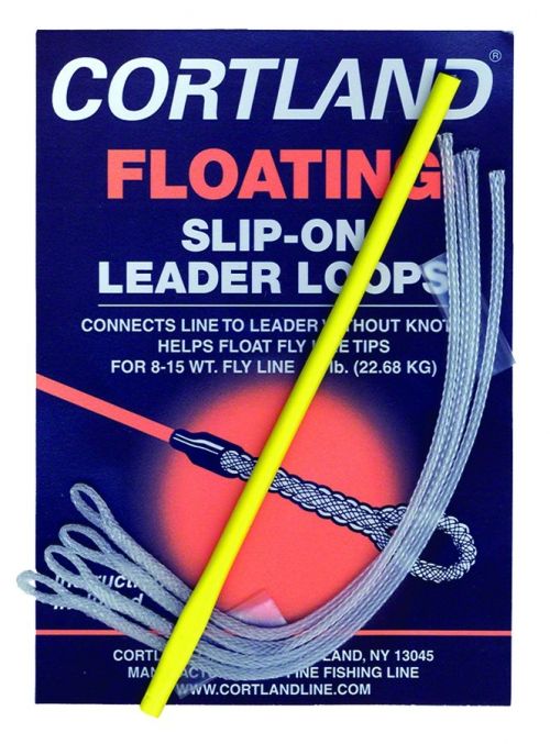 Cortland Floating Slip-On Leader Loops, 4 Per Bag, 30lb, Clear