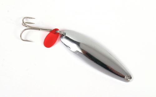 Sea Striker SPOON 1/4oz Nickel with Red Tab