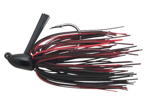 Booyah Boo Jig, 3/8 oz Black/Red