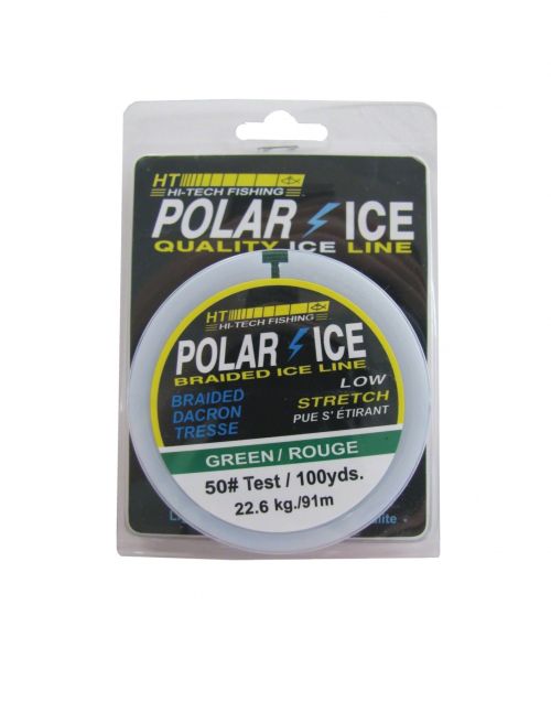 HT Polar Ice Braided Line 40# 100 Yard Green