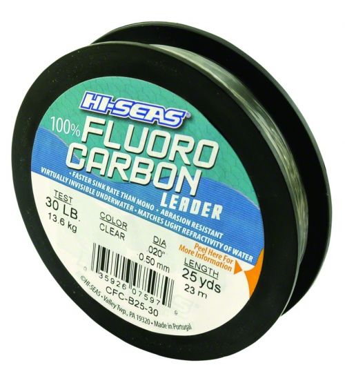 Hi-Seas Fluorocarbon Leader 25 yd. Spool