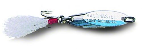 Acme Kastmaster Spoon, CHROME/NEON BLUE BUCKTAIL 1/2oz