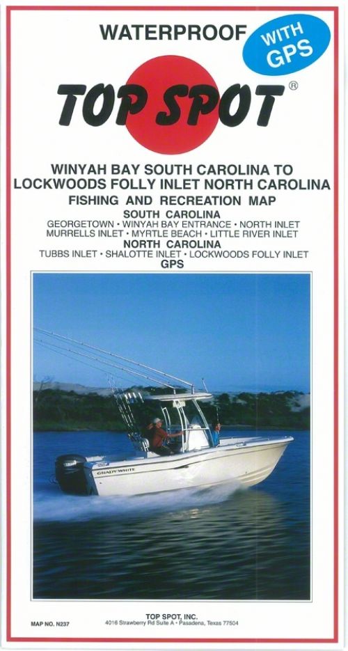 Top Spot Map- Winyah Bay S.C.