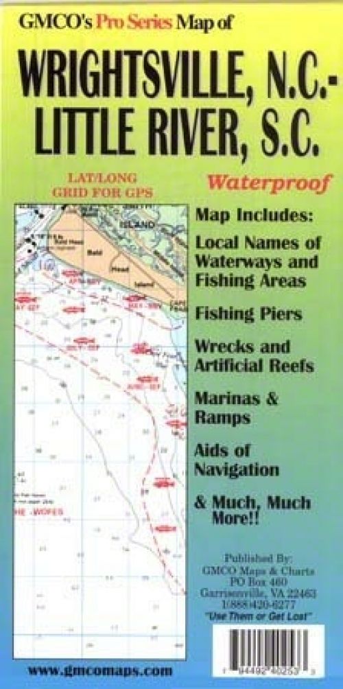 GMCO 40203PS Wrightsville Beach Map