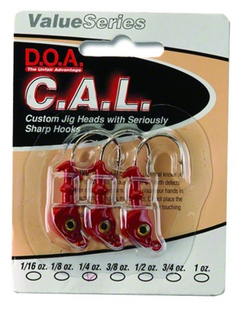 DOA 86424 C.A.L. Jig Head, 1/4 oz