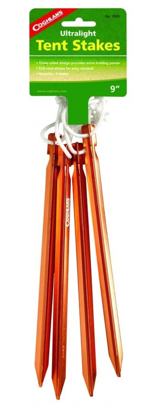Anodized Aluminum Tent Stakes