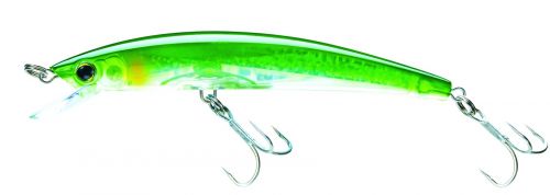 Yo-Zuri F1145C44 Crystal 3D Minnow 1/4oz Green Silver