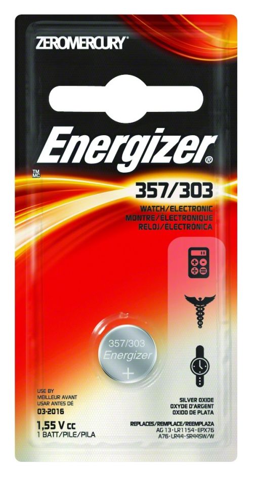Energizer 357 Zero-Merc 1Pk