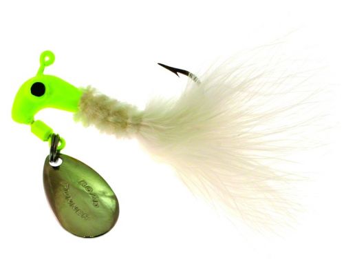 Road Runner Marabou - Chartreuse/White