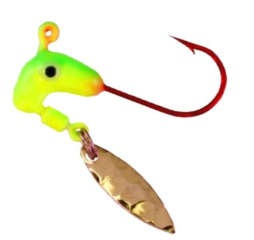 Road Runner Walleye Glow Jig - Chartreuse/Lime