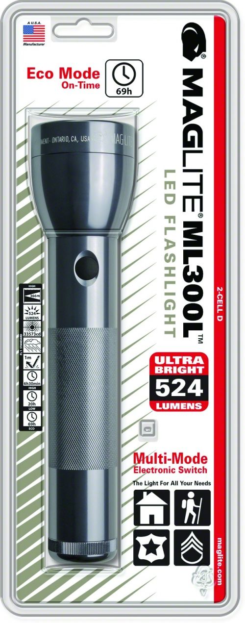 MAG-LITE D-CELL GEN 3 FLASHLIGHTS