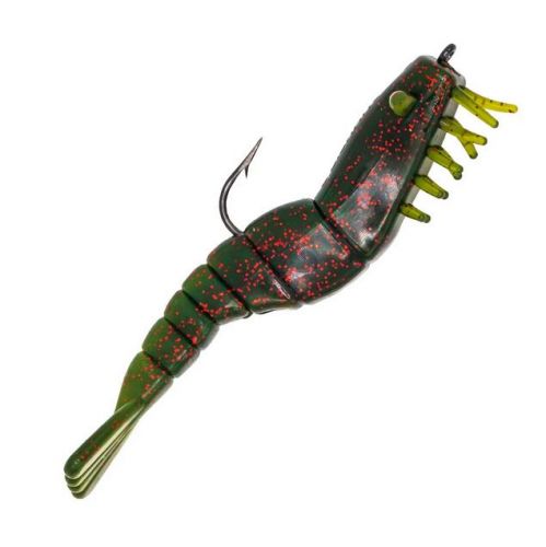 Charlies Pre-Rigged Shrimp Trio 3/Pk Watermelon Red 4