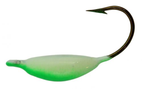 Neon Lites #6 Moon Glow Jig 2 pack Glow/ Green