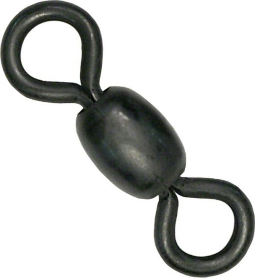 Billfisher CS5B Stainless Crane Barrel Swivels, Dull Black, #5 200LB 1000Pk