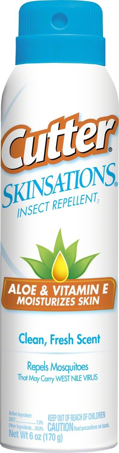 Cutter Skinsations Insect Repellent 7% DEET 6 oz.