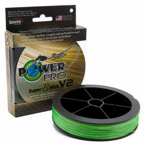 PowerPro Super Slick V2 Braided Line 8lb 1500yd Aqua Grn