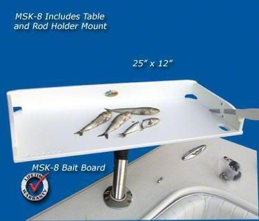 Deep Blue Large Bait Table w/