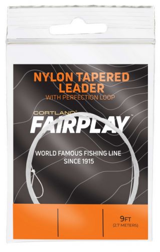 Cortland Fairplay Pro Nylon Leaders 4X Clear 5.2 Lb