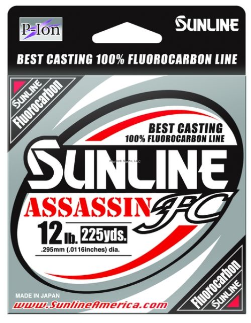 Sunline Assassin FC Fluorocarbon Line 15lb 225yd Clear