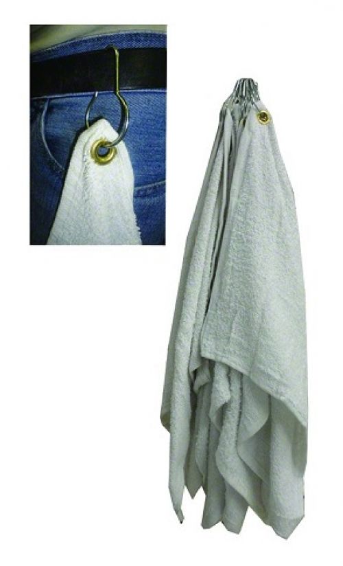 Anglers Choice Fishin Towel w/Grommet And Snap Ring 12ct